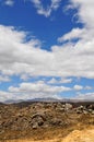 Mountain range in the andes of peru Royalty Free Stock Photo