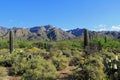 Mountain Range Beside Bear Canyon Arizona Royalty Free Stock Photo