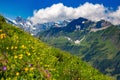 Mountain range Breithorn, Switzerland Royalty Free Stock Photo