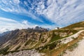 Mountain Range of Cadini di Misurina from Tre Cime di Lavaredo - Dolomites Italy Royalty Free Stock Photo