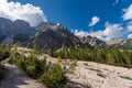 Mountain Range of Croda del Becco or Seekofel - Dolomites Trentino-Alto Adige Italy