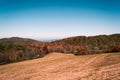 Mountain Range in the Fall at Sunset Royalty Free Stock Photo