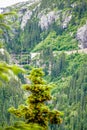 Mountain range inn british columbia alaskan rockies Royalty Free Stock Photo