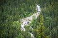 Mountain range inn british columbia alaskan rockies Royalty Free Stock Photo