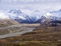 Mountain Range Interior Alaska Royalty Free Stock Photo