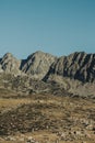 Mountain range in landscape in Andorra Royalty Free Stock Photo