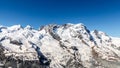 Mountain Range Landscape at Matterhorn, Switzerland Royalty Free Stock Photo