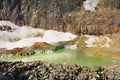 Mountain Range landscape, Rocky Mountains, Canada Royalty Free Stock Photo