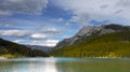 Mountain Range landscape, Rocky Mountains, Canada Royalty Free Stock Photo