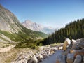 Mountain Range landscape, Rocky Mountains, Canada Royalty Free Stock Photo