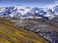 Mountain Range Near Denali National Park Royalty Free Stock Photo