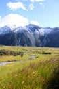 Mountain Range in New Zealand