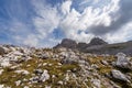 Mountain Range of Paternkofel or Monte Paterno - Sesto Dolomites Italian Alps