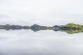 Mountain range reflecting in a lake Royalty Free Stock Photo