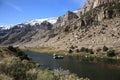 Mountain Range and River - Wyoming Royalty Free Stock Photo