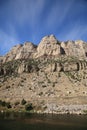 Mountain Range and River - Wyoming Royalty Free Stock Photo