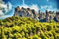 Mountain range in Spain Odena Royalty Free Stock Photo