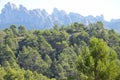 Mountain range in Spain Odena Royalty Free Stock Photo