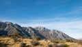 Mountain Range at Tasman Valley Walk Track, Aoraki, New Zealand Royalty Free Stock Photo