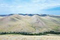 Mountain range, view from above