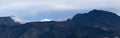 The mountain ranges of Piton des Neiges in Reunion Island