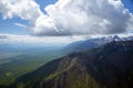 The mountain ranges of Satan and Hamar-Daban. Mountain peaks and valleys. Mountain landscape. Royalty Free Stock Photo