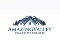 Mountain Real estate home logo vector Royalty Free Stock Photo