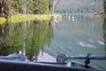 Mountain reflection in Beaver Lake