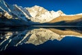 Mountain Reflection in the Himalaya Royalty Free Stock Photo