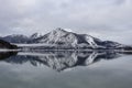 A Mountain reflection on a Lake