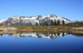 Mountain reflection. Royalty Free Stock Photo