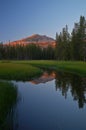 Mountain reflections