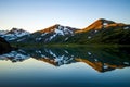 Mountain reflections