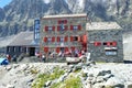 Mountain refuge Quintino Sella in Piedmont, Italy