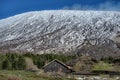 Mountain Refuge In Winter Etna Park