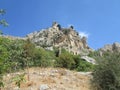 On the mountain remains of the castle of the Crusaders, the 13th century.