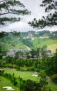 Luxury mountain resort at winter in Dalat, Vietnam Royalty Free Stock Photo