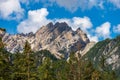 Mountain Ridge of Croda del Becco or Seekofel - Dolomites Trentino-Alto Adige Italy