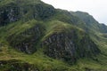 Mountain ridge over Lochan na Lairige, Breadalbane, Glen Lyon