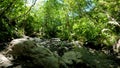 mountain rough touristic ground road with no bitumen cover - photo of nature