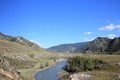 Mountain river Chuya in Russian Altai