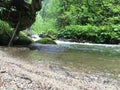 Mountain river, Demanova , Slovakia Royalty Free Stock Photo
