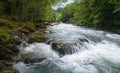Mountain river in Georgia Royalty Free Stock Photo