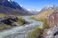 Mountain river landscape in Altay Royalty Free Stock Photo