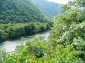 Mountain river landscape Royalty Free Stock Photo
