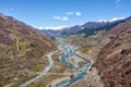 Mountain River and Road, taken in April 2019\r\n` taken in hdr