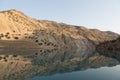 The mountain river is shrouded in mountains Royalty Free Stock Photo