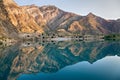 The mountain river is shrouded in mountains Royalty Free Stock Photo