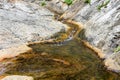 Mountain river stream landscape Royalty Free Stock Photo