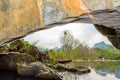 Mountain with river at Suoi Yen, Chua huong